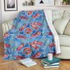 Otter Pattern Print Blanket-grizzshop