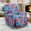 Otter Pattern Print Recliner Cover-grizzshop