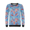 Otter Pattern Print Women Crewneck Sweatshirt-grizzshop