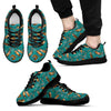 Otter Print Pattern Black Sneaker Shoes For Men Women-grizzshop