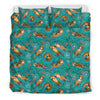 Otter Print Pattern Duvet Cover Bedding Set-grizzshop