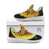 Owl At Night Print White Athletic Shoes-grizzshop