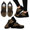 Owl Dream Catcher Feather Pattern Print Black Sneaker Shoes For Men Women-grizzshop