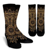 Owl Dream Catcher Feather Pattern Print Unisex Crew Socks-grizzshop