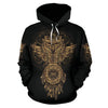 Owl Dream Catcher Feather Pattern Print Women Men Pullover Hoodie-grizzshop