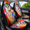 Owl Hand Paint Car Seat Cover Universal Fit-grizzshop