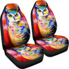 Owl Hand Paint Car Seat Cover Universal Fit-grizzshop