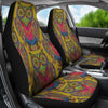 Owl Mandala Gold Car Seat Cover Universal Fit-grizzshop