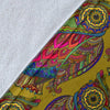Owl Ornamental Pattern Print Blanket-grizzshop