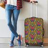 Owl Ornamental Pattern Print Luggage Cover Protector-grizzshop