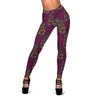 Owl Ornamental Pattern Print Women Leggings-grizzshop