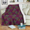 Owl Ornamental Print Pattern Blanket-grizzshop