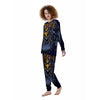 Owl Steampunk Print Women's Pajamas-grizzshop