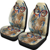 Owl With Glasses Car Seat Cover Universal Fit-grizzshop