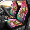 Owl With Star Glasses Colorful Car Seat Cover Universal Fit-grizzshop