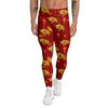 Ox And Chinese New Year Print Pattern Men's Leggings-grizzshop