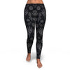 Pagan Gothic Wiccan Witch Pattern Print Pattern Women Leggings-grizzshop