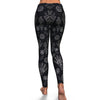 Pagan Gothic Wiccan Witch Pattern Print Pattern Women Leggings-grizzshop