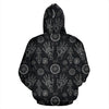 Pagan Gothic Wiccan Witch Pattern Print Women Men Pullover Hoodie-grizzshop