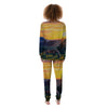 Painting Sunset Horse Print Women's Pajamas-grizzshop