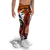 Painting Tiger Print Men's Leggings-grizzshop