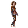 Painting Tiger Print Women's Pajamas-grizzshop