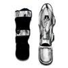 Painting White Horse Print Muay Thai Shin Guards-grizzshop