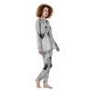 Painting White Horse Print Women's Pajamas-grizzshop