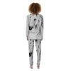 Painting White Horse Print Women's Pajamas-grizzshop