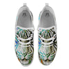 Painting White Tiger Print White Athletic Shoes-grizzshop