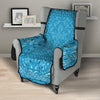 Paisley Bandana Light Blue Print Armchair Protector-grizzshop