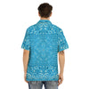 Paisley Bandana Light Blue Print Men's Hawaiian Shirt-grizzshop