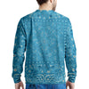 Paisley Bandana Light Blue Print Men's Sweatshirt-grizzshop