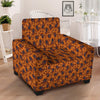 Paisley Bandana Orange Print Armchair Slipcover-grizzshop