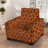 Paisley Bandana Orange Print Armchair Slipcover-grizzshop