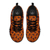 Paisley Bandana Orange Print Black Sneaker-grizzshop