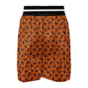 Paisley Bandana Orange Print Boxing Shorts-grizzshop