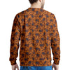 Paisley Bandana Orange Print Men's Sweatshirt-grizzshop