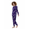 Paisley Pink And Purple Print Pattern Women's Pajamas-grizzshop