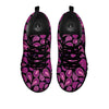 Paisley Purple Print Pattern Black Sneaker-grizzshop