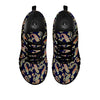 Paisley Retro Print Pattern Black Sneaker-grizzshop