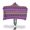 Paisleys Elephant Pattern Print Hooded Blanket-grizzshop