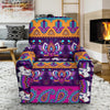 Paisleys Elephant Pattern Print Recliner Cover-grizzshop