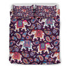 Paisleys Elephant Print Duvet Cover Bedding Set-grizzshop