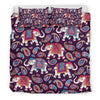 Paisleys Elephant Print Duvet Cover Bedding Set-grizzshop