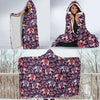 Paisleys Elephant Print Hooded Blanket-grizzshop