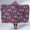 Paisleys Elephant Print Hooded Blanket-grizzshop