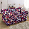 Paisleys Elephant Print Loveseat Cover-grizzshop