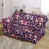 Paisleys Elephant Print Loveseat Cover-grizzshop