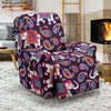 Paisleys Elephant Print Recliner Cover-grizzshop